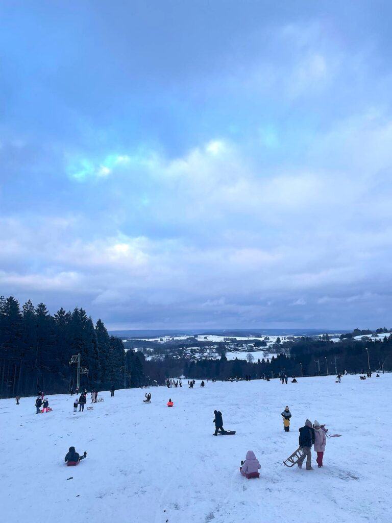 Wintersport - Skiën, Sleeën en Langlaufen​ - Vakantie Chalet Durbuy - Ardennen - Familie weekendje weg